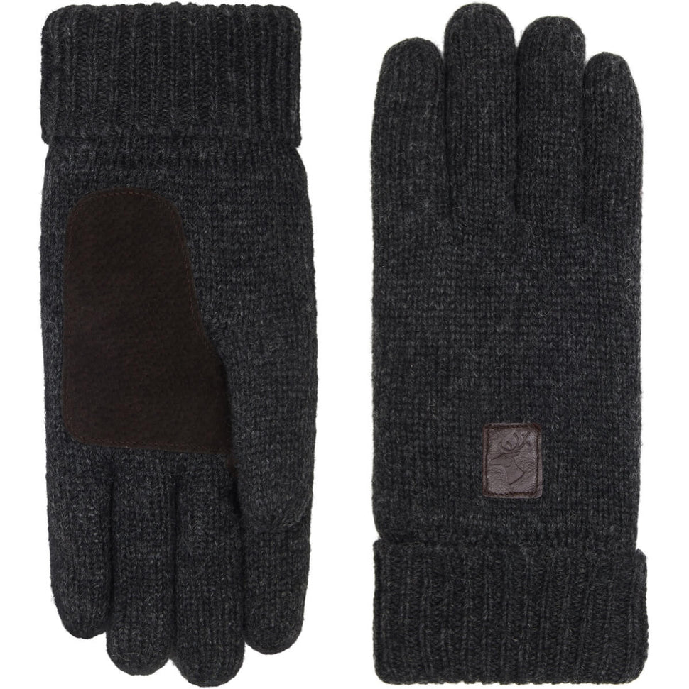 - aus Halen® Wolle Handschuhe Shetland Warm & von Gefüttert - Anthrazit Schwartz –