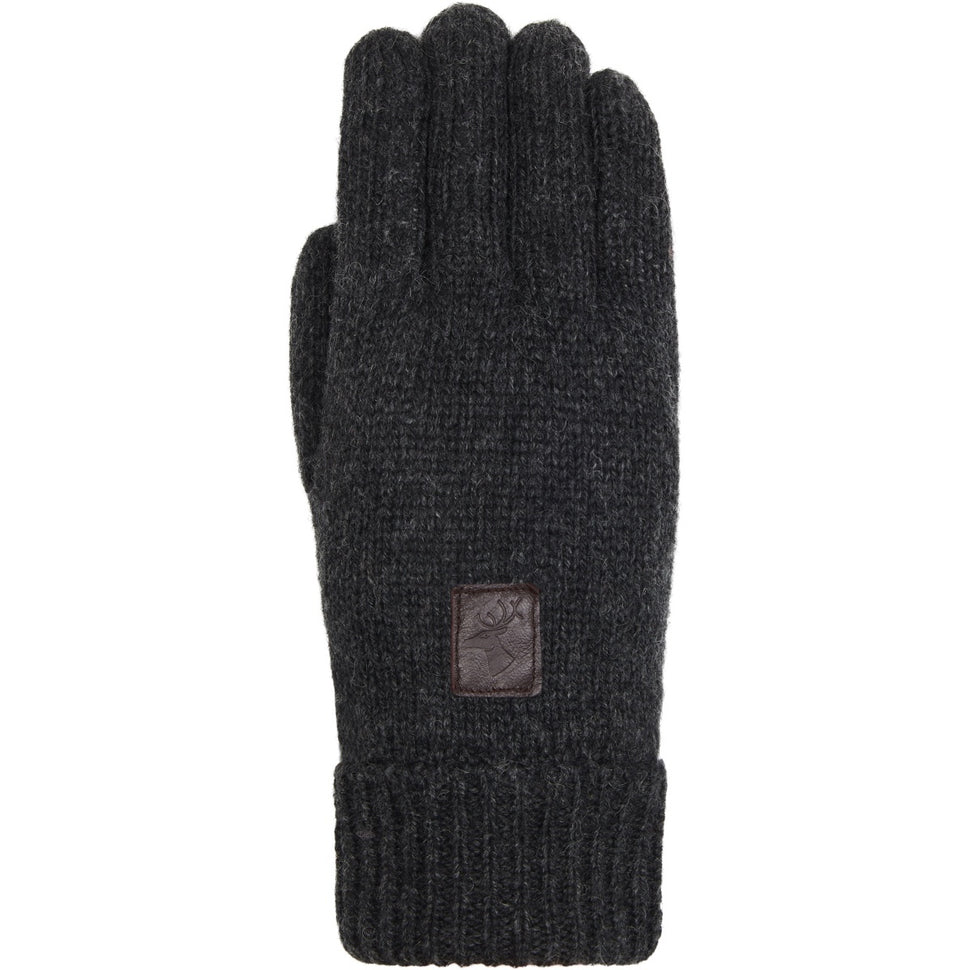 Shetland von - Gefüttert Warm & Halen® Wolle – Schwartz aus - Handschuhe Anthrazit