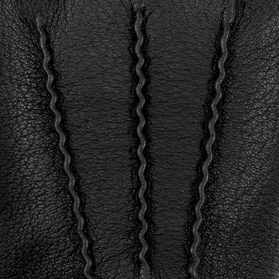 Lederhandschuhe Schwarz Herren - Hirschleder - Warm Gefüttert - Premium Lederhandschuhe – Entworfen in Amsterdam – Schwartz & von Halen® - 4