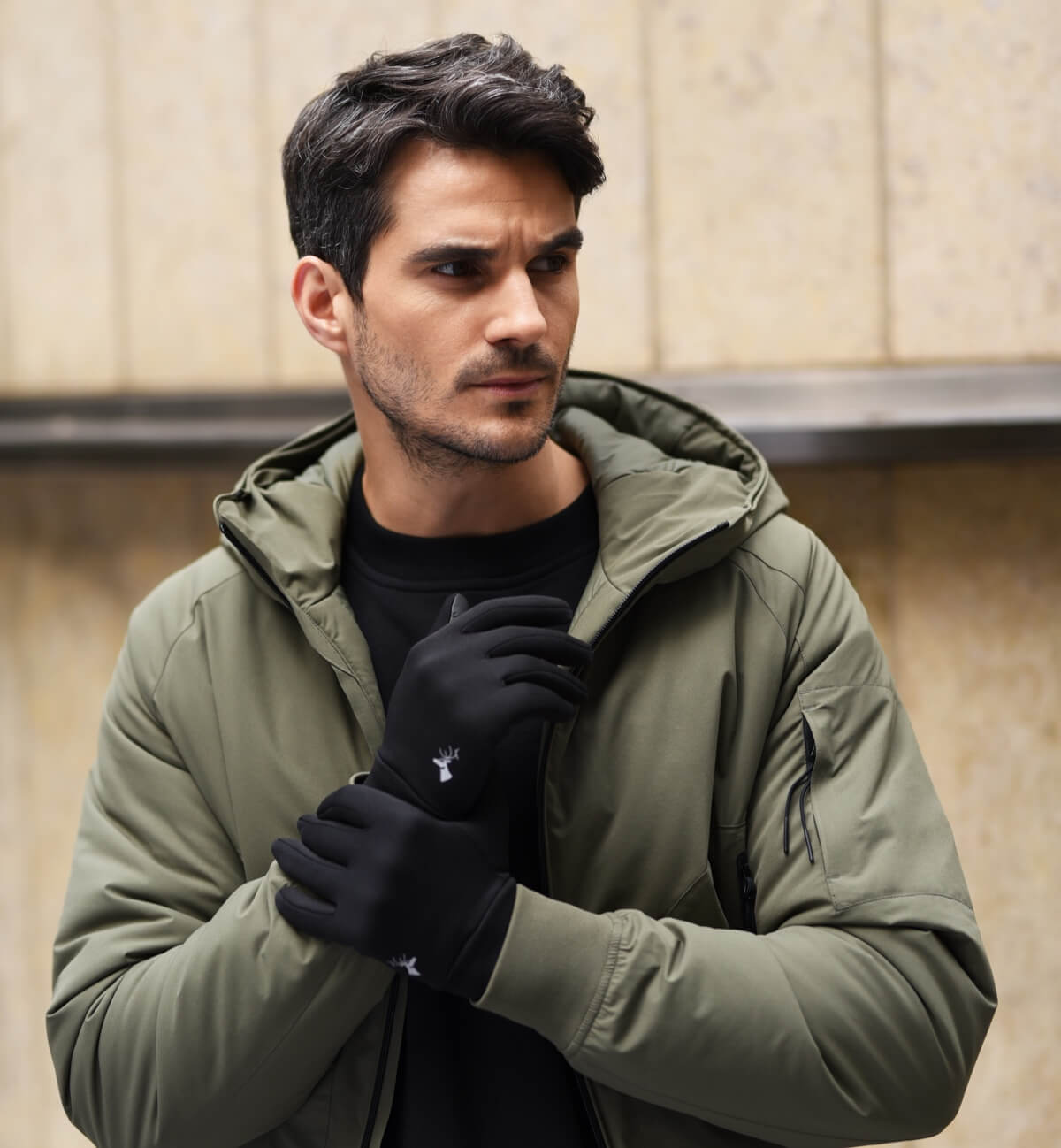 Spyder – Activity-Handschuhe mit Touchscreen-Funktion und Silikon-Anti-Rutsch  Schwartz & von Halen DE - Premium Lederhandschuhe - 5