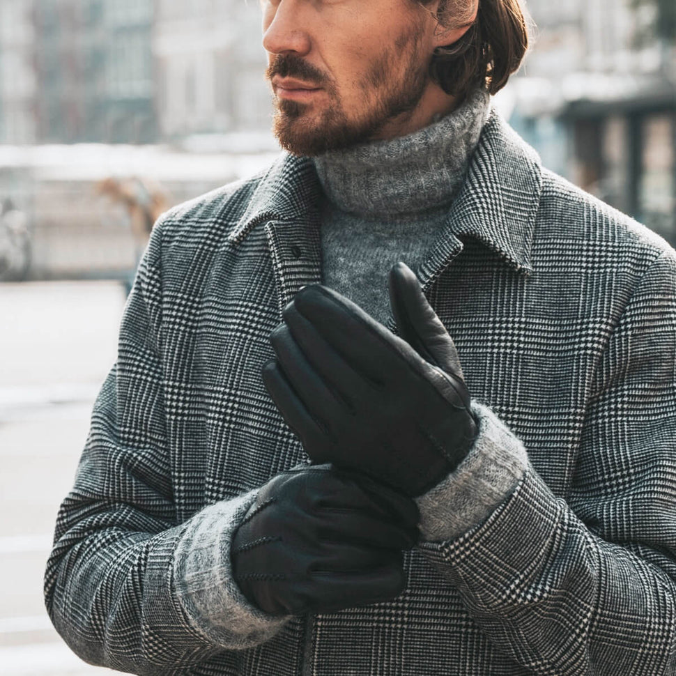 Lederhandschuhe Herren Schwarz - Warm Gefüttert - Schwartz & von Halen - Premium Lederhandschuhe – Entworfen in Amsterdam – Schwartz & von Halen® - 7